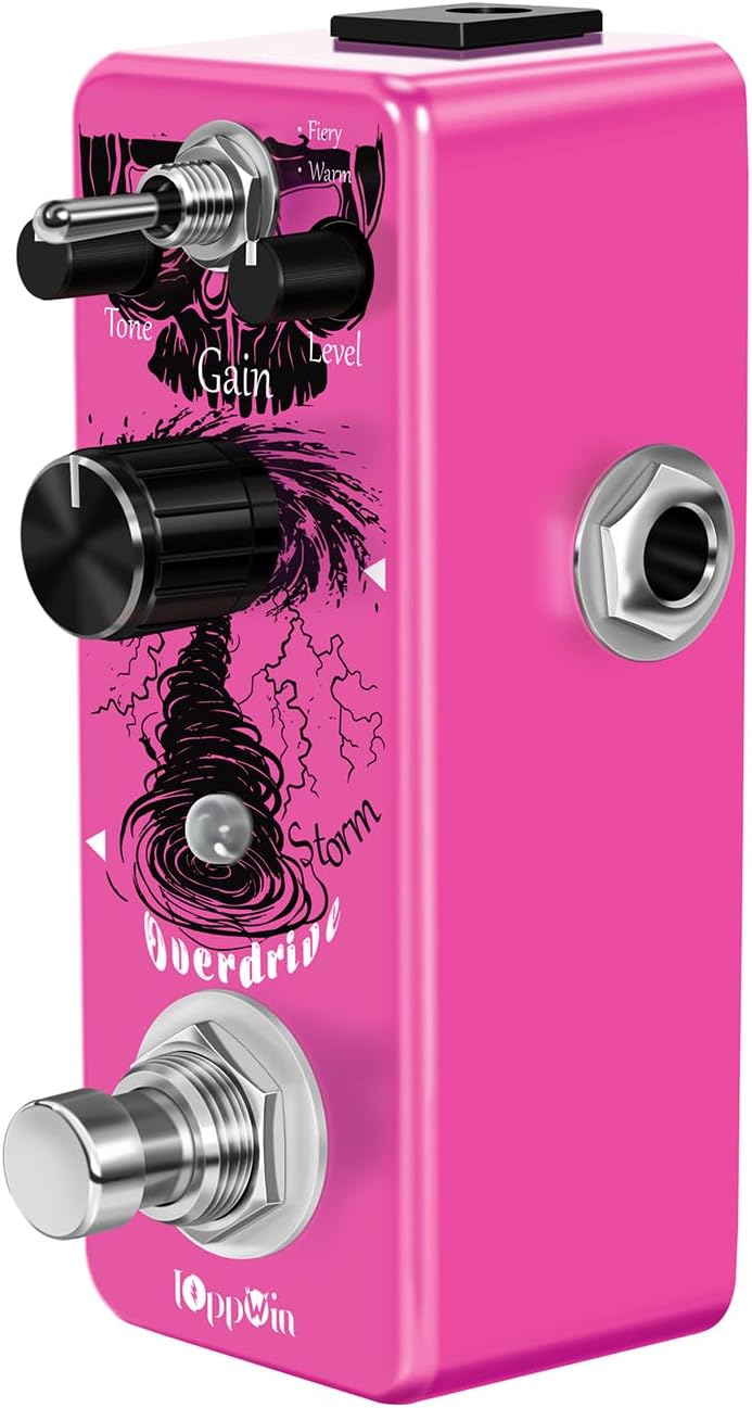 IOppWin Tube Screamer Overdrive Guitar Pedal - Dual Modes (Warm/Hot), Metal Housing, True Bypass, LED Status Indicator - Image 5